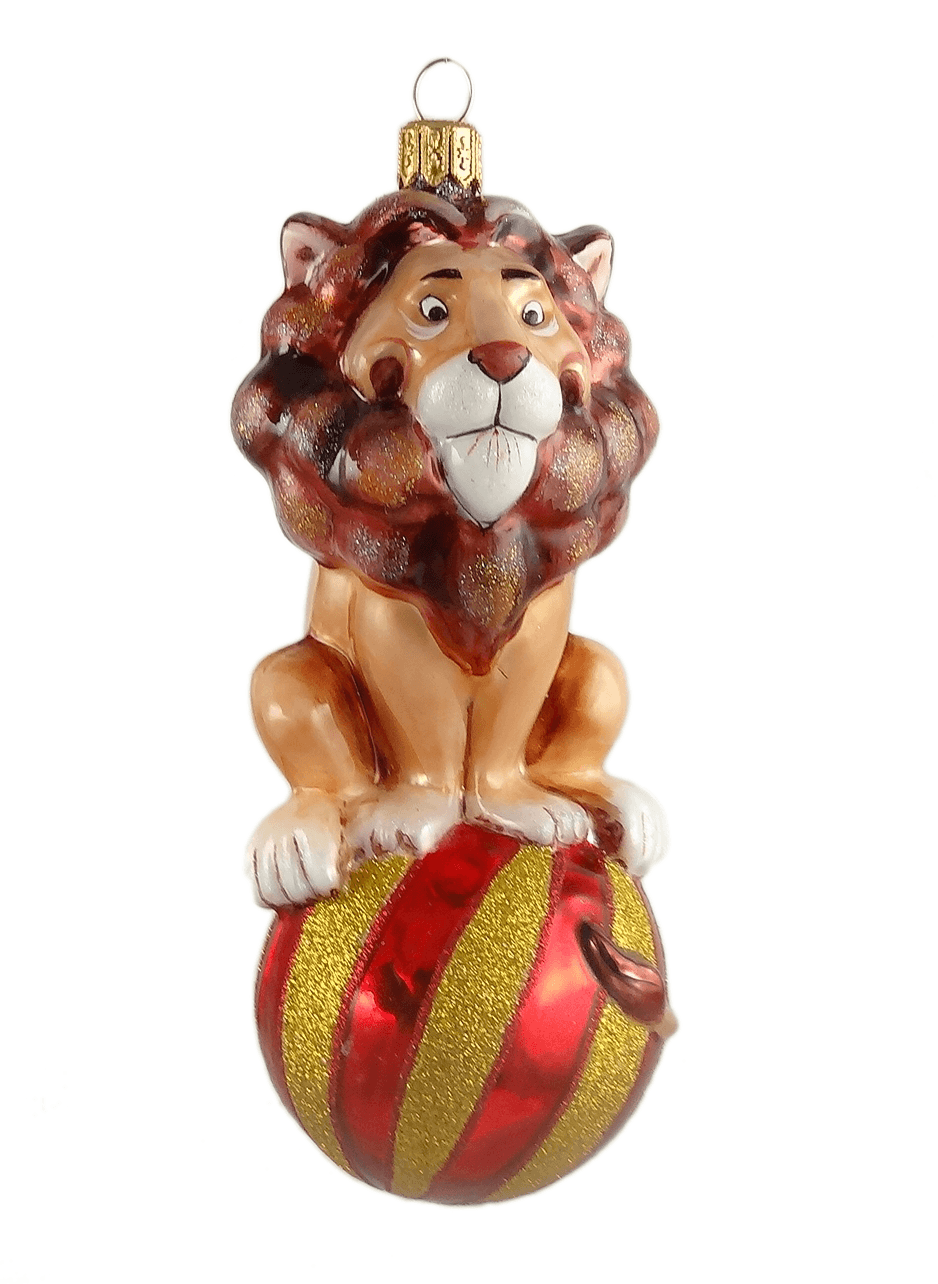 Lion on Ball - Mysteria Christmas Ornaments