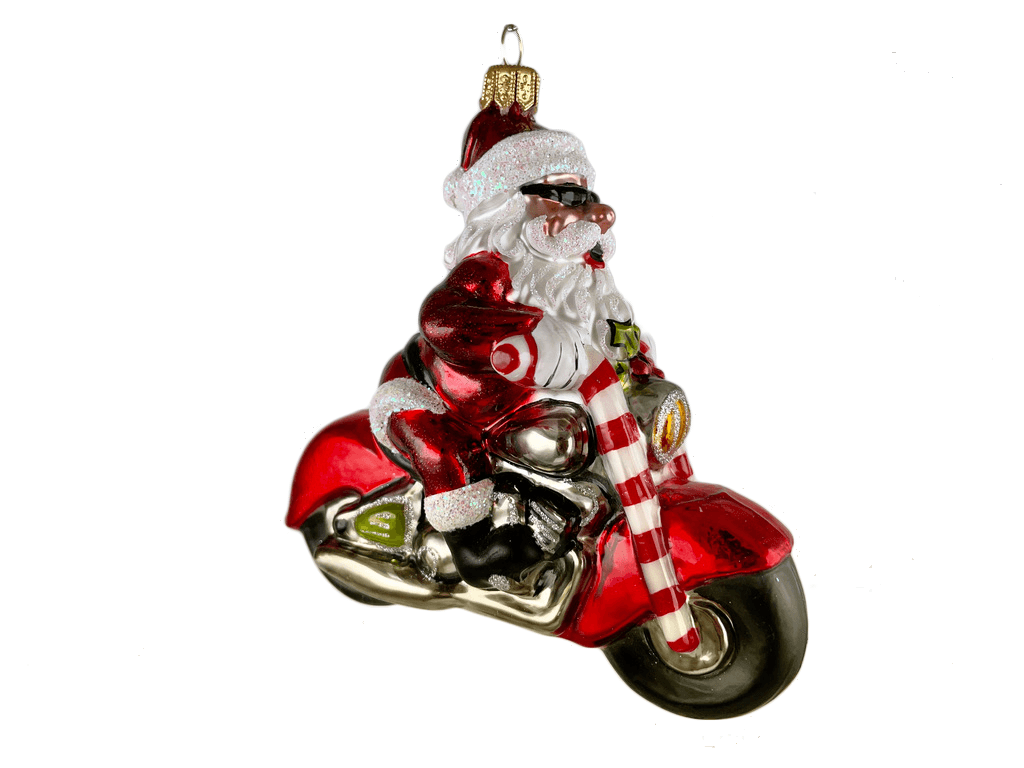 Biker Santa - Mysteria Christmas Ornaments
