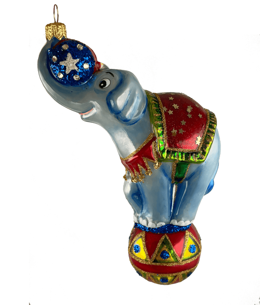Elephant on a Ball - Mysteria Christmas Ornaments